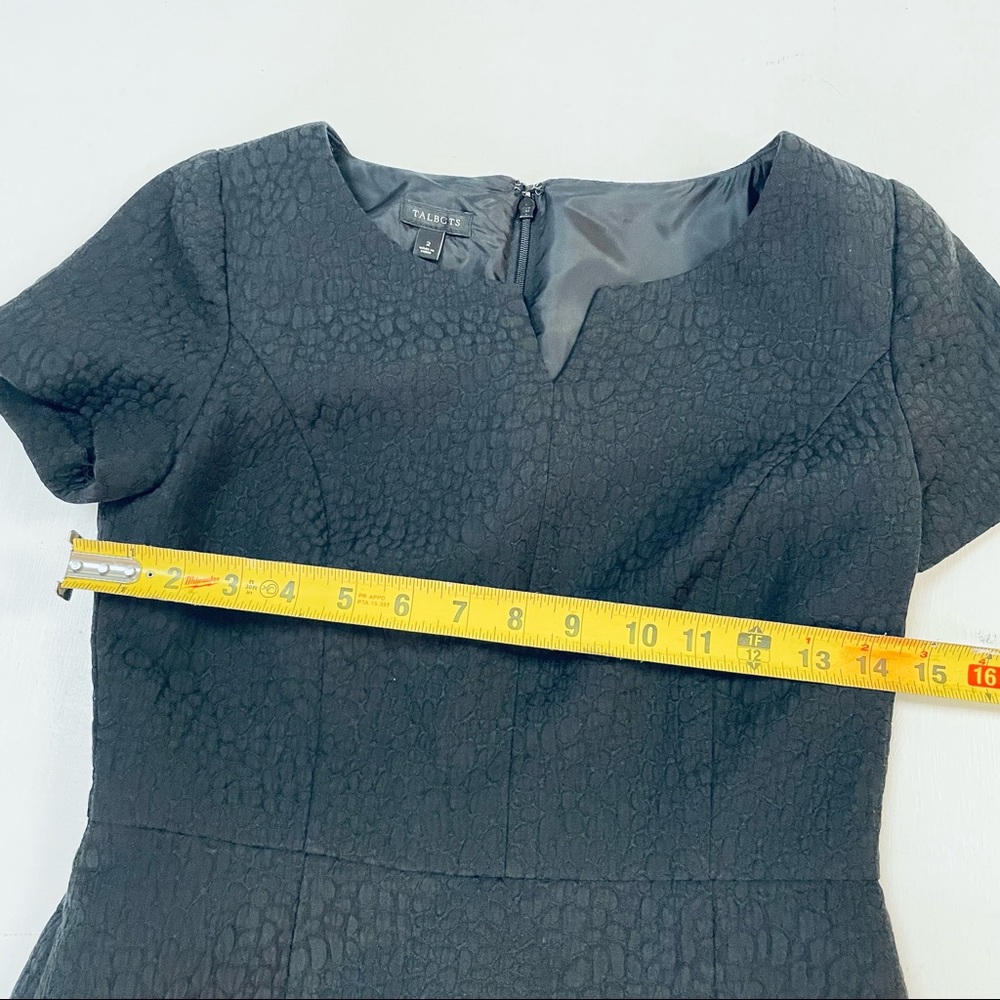 TALBOTS DRESS BLACK SIZE 2 - Picture 10 of 13